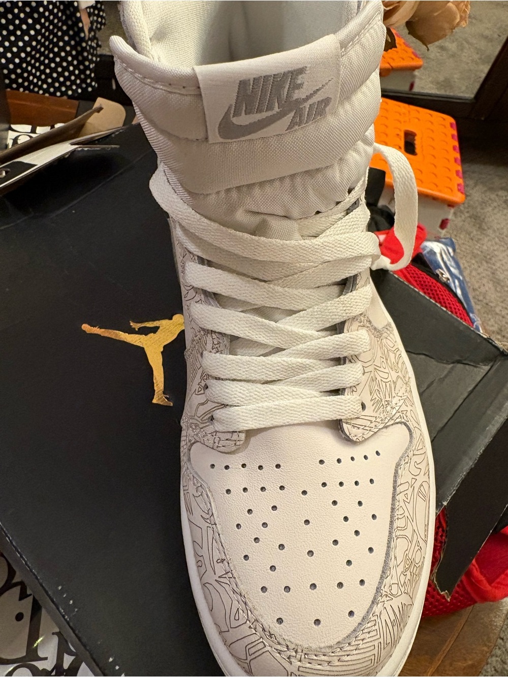 Nike Air White High-Top Men's Sneakers